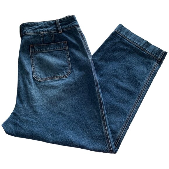 TALBOTS Womens' Sydney Wash High Waist Straight Ankle Jeans Size 16 - Picture 9 of 10